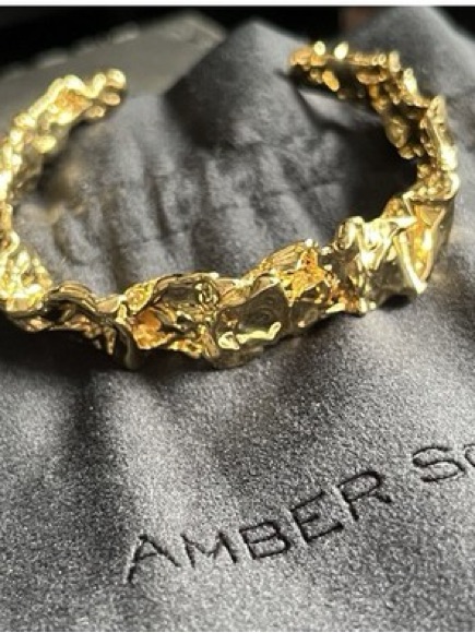 Amber Sceats 24k Gold Plated Cuff